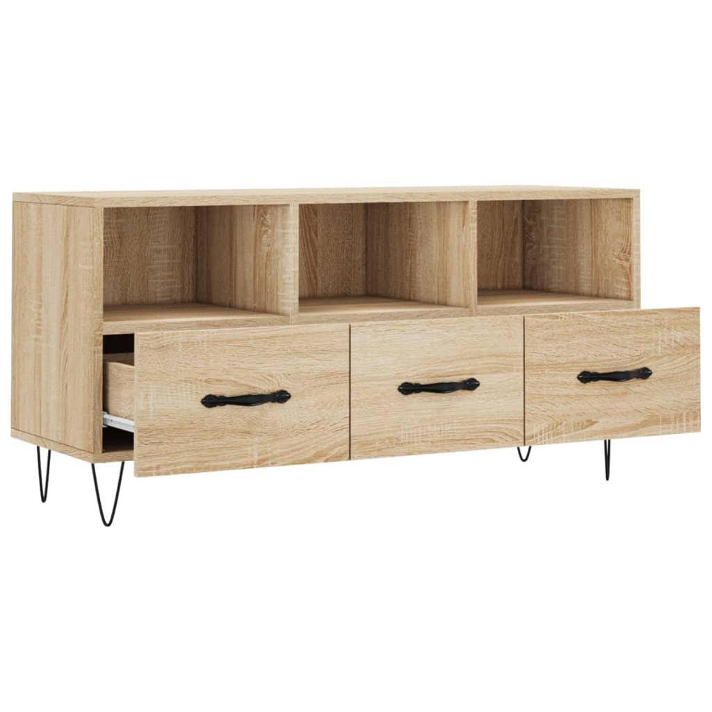 TV Cabinet Sonoma Oak 102x36x50 cm Engineered Wood