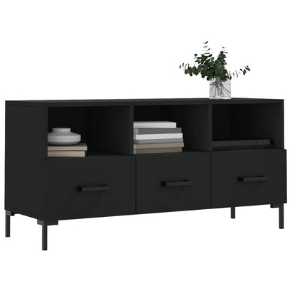 TV Cabinet Black 102x36x50 cm Engineered Wood