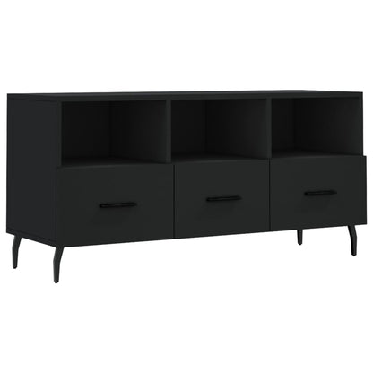 TV Cabinet Black 102x36x50 cm Engineered Wood