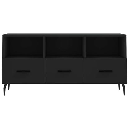 TV Cabinet Black 102x36x50 cm Engineered Wood