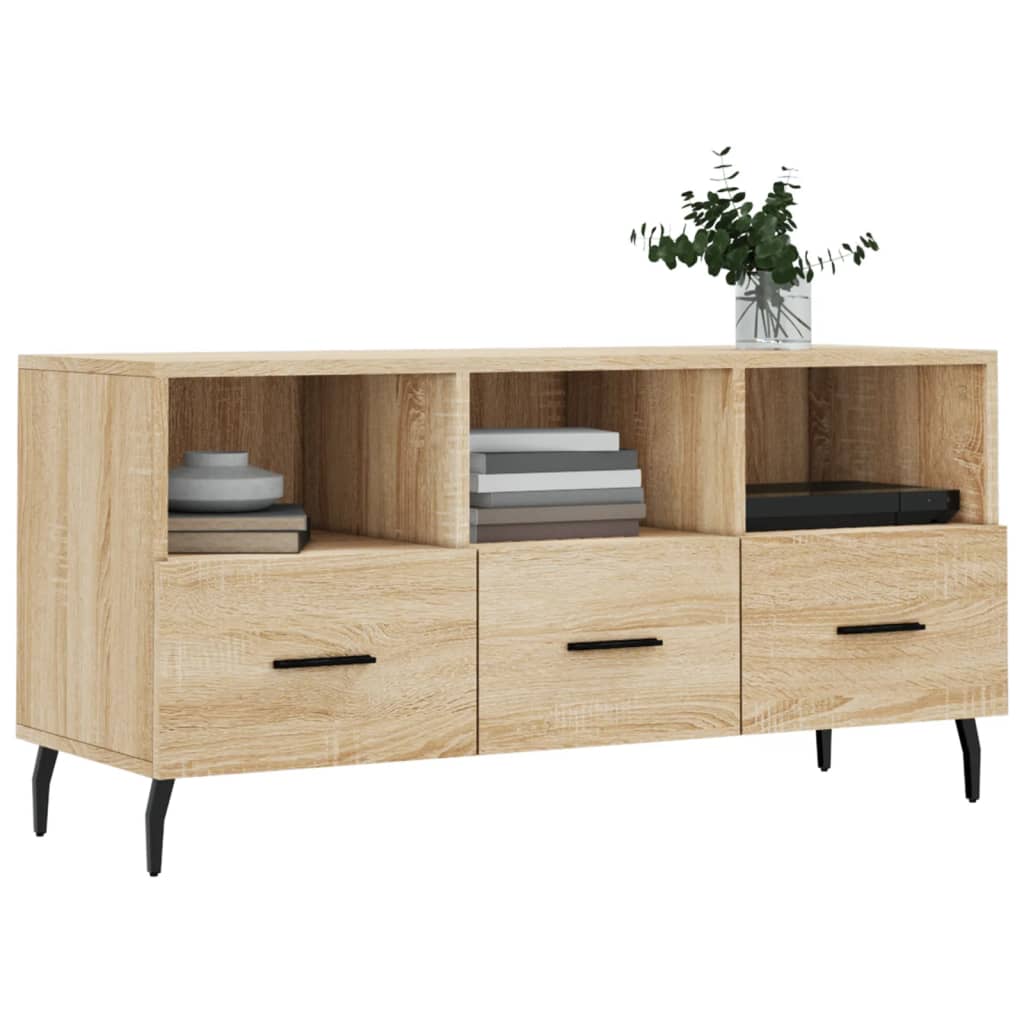 TV Cabinet Sonoma Oak 102x36x50 cm Engineered Wood