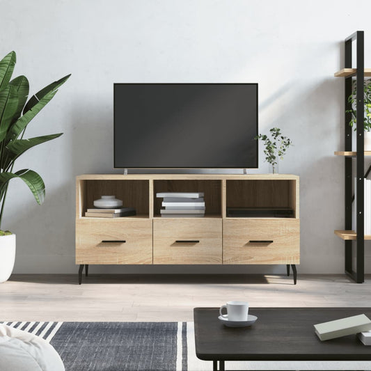 TV Cabinet Sonoma Oak 102x36x50 cm Engineered Wood