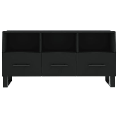 TV Cabinet Black 102x36x50 cm Engineered Wood