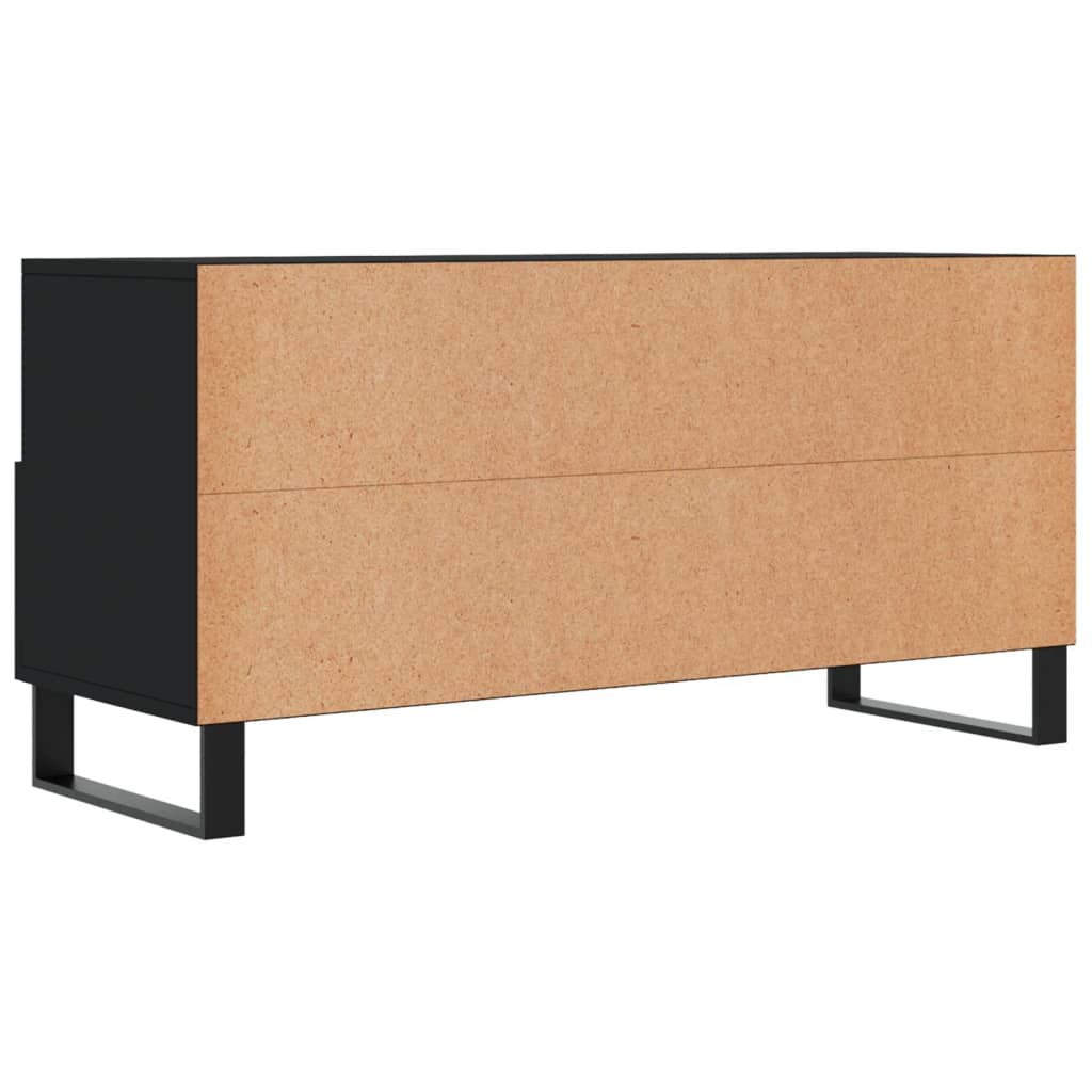 TV Cabinet Black 102x36x50 cm Engineered Wood