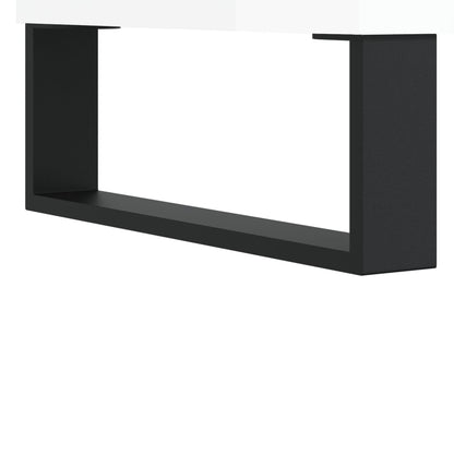 TV Cabinet High Gloss White 102x36x50 cm Engineered Wood