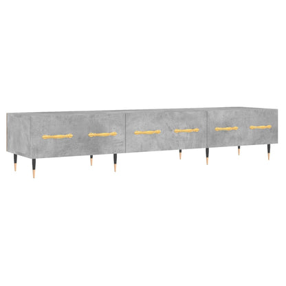 TV Cabinet Concrete Grey 150x36x30 cm Engineered Wood