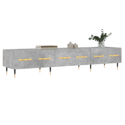 TV Cabinet Concrete Grey 150x36x30 cm Engineered Wood