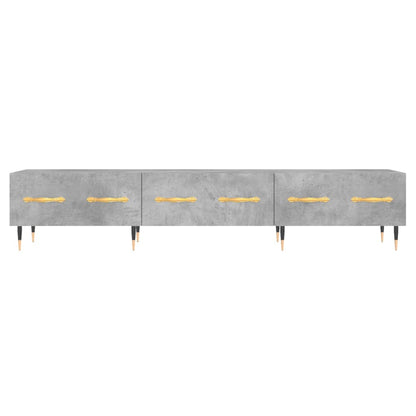 TV Cabinet Concrete Grey 150x36x30 cm Engineered Wood