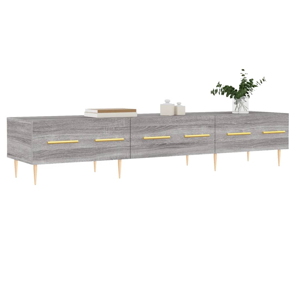 TV Cabinet Grey Sonoma 150x36x30 cm Engineered Wood