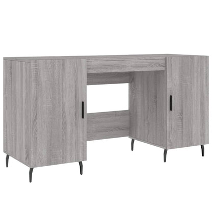 Desk Grey Sonoma 140x50x75 cm Engineered Wood