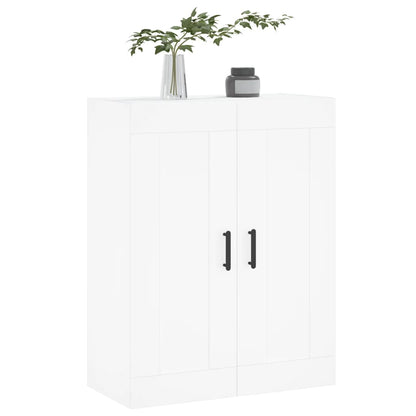 Wall Mounted Cabinet White 69.5x34x90 cm Engineered Wood