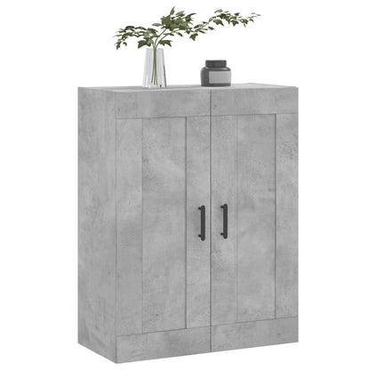 Wall Mounted Cabinet Concrete Grey 69.5x34x90 cm Engineered Wood