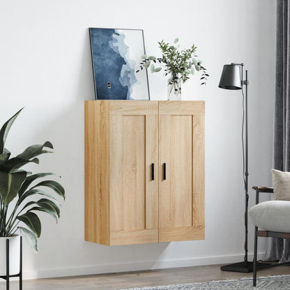 Wall Mounted Cabinet Sonoma Oak 69.5x34x90 cm Engineered Wood