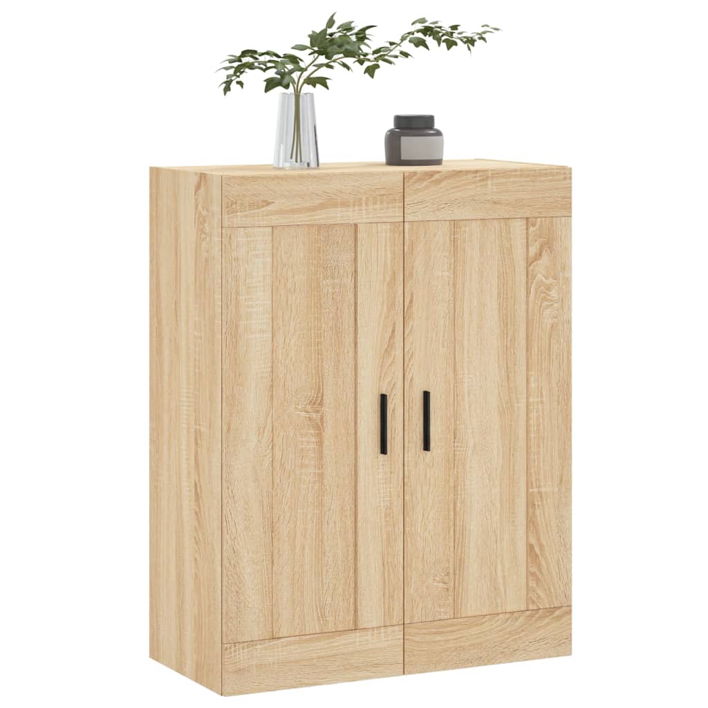 Wall Mounted Cabinet Sonoma Oak 69.5x34x90 cm Engineered Wood