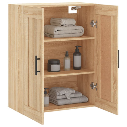 Wall Mounted Cabinet Sonoma Oak 69.5x34x90 cm Engineered Wood