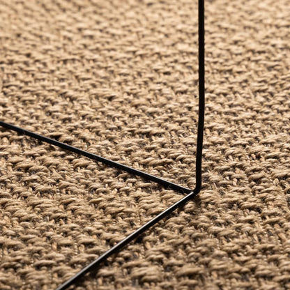 Rug 140x200 cm Jute Look Indoor and Outdoor