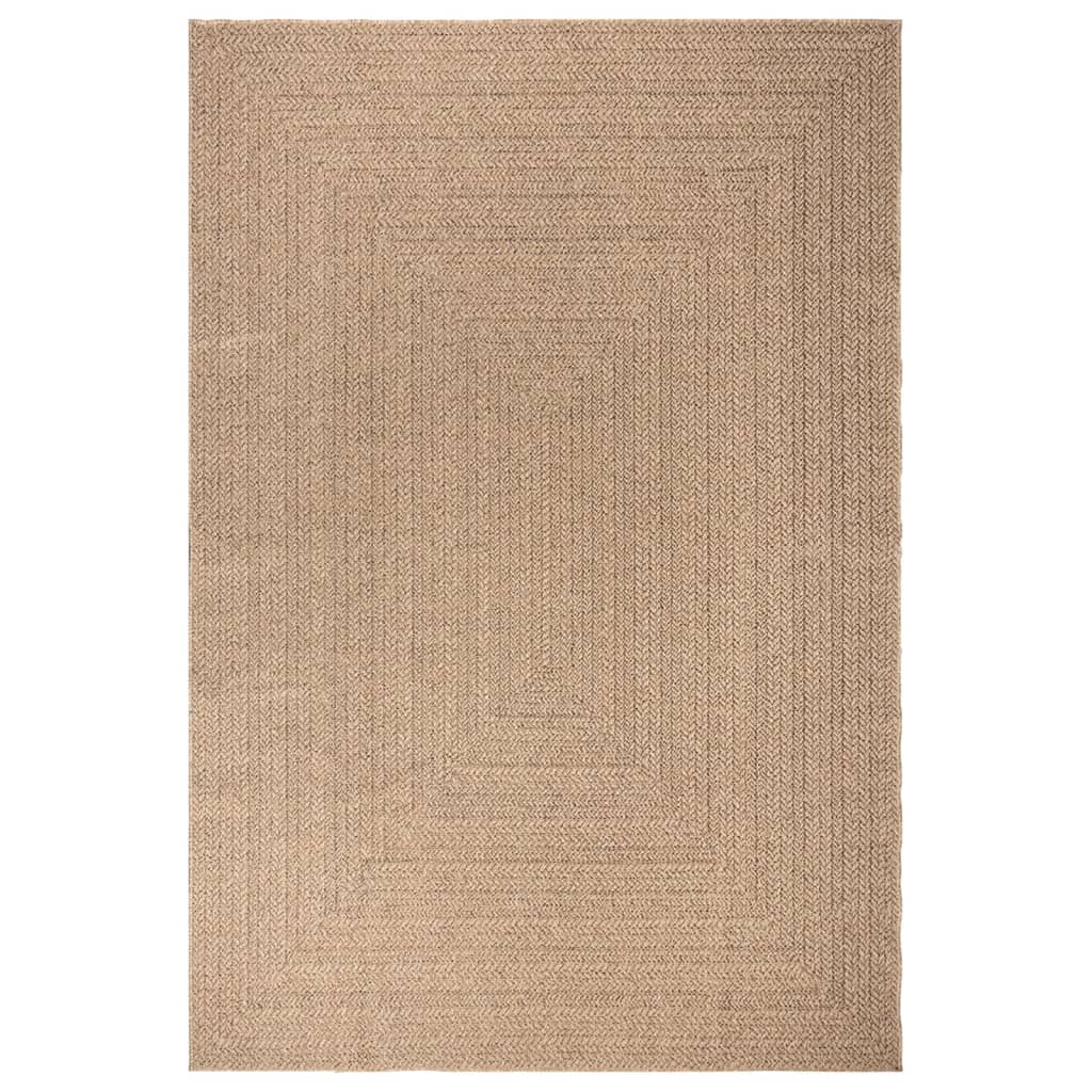 Rug ZIZUR 200x290 cm Jute Look Indoor and Outdoor