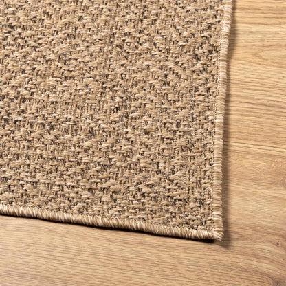 Rug ZIZUR 200x290 cm Jute Look Indoor and Outdoor