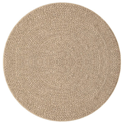 Rug ZIZUR 120 cm Jute Look Indoor and Outdoor