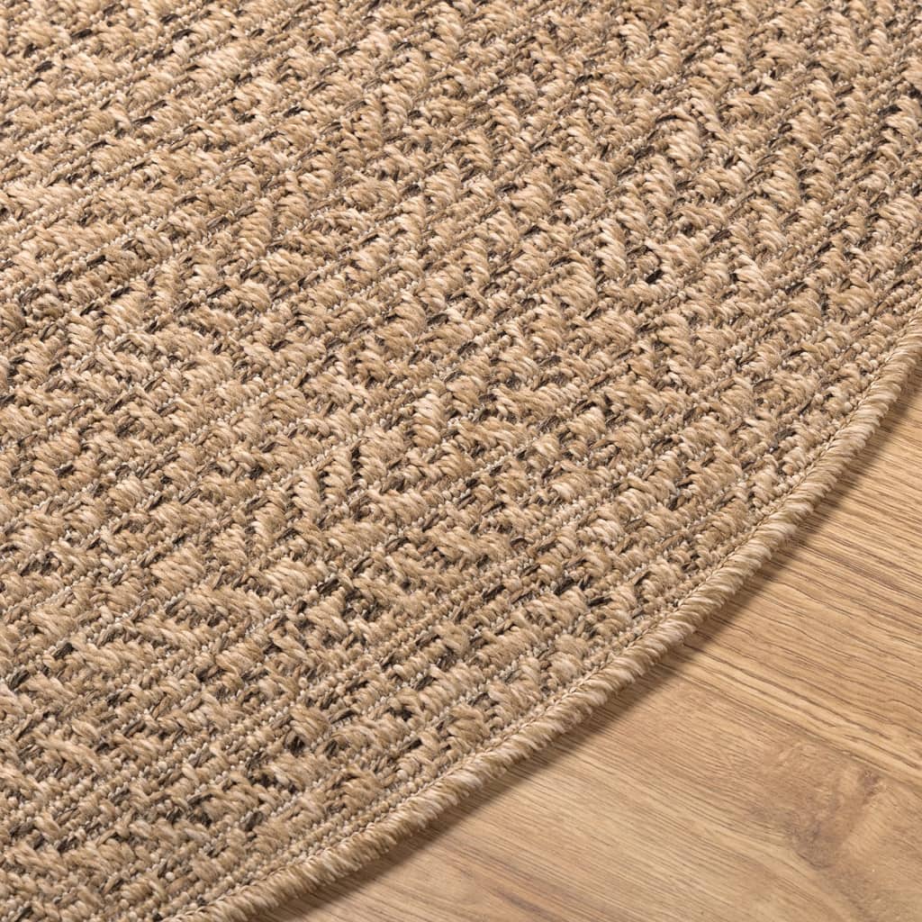 Rug ZIZUR 120 cm Jute Look Indoor and Outdoor