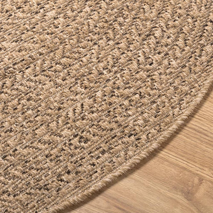 Rug ZIZUR 120 cm Jute Look Indoor and Outdoor