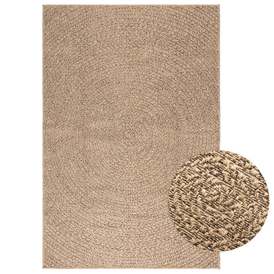 Rug ZIZUR 120x170 cm Jute Look Indoor and Outdoor