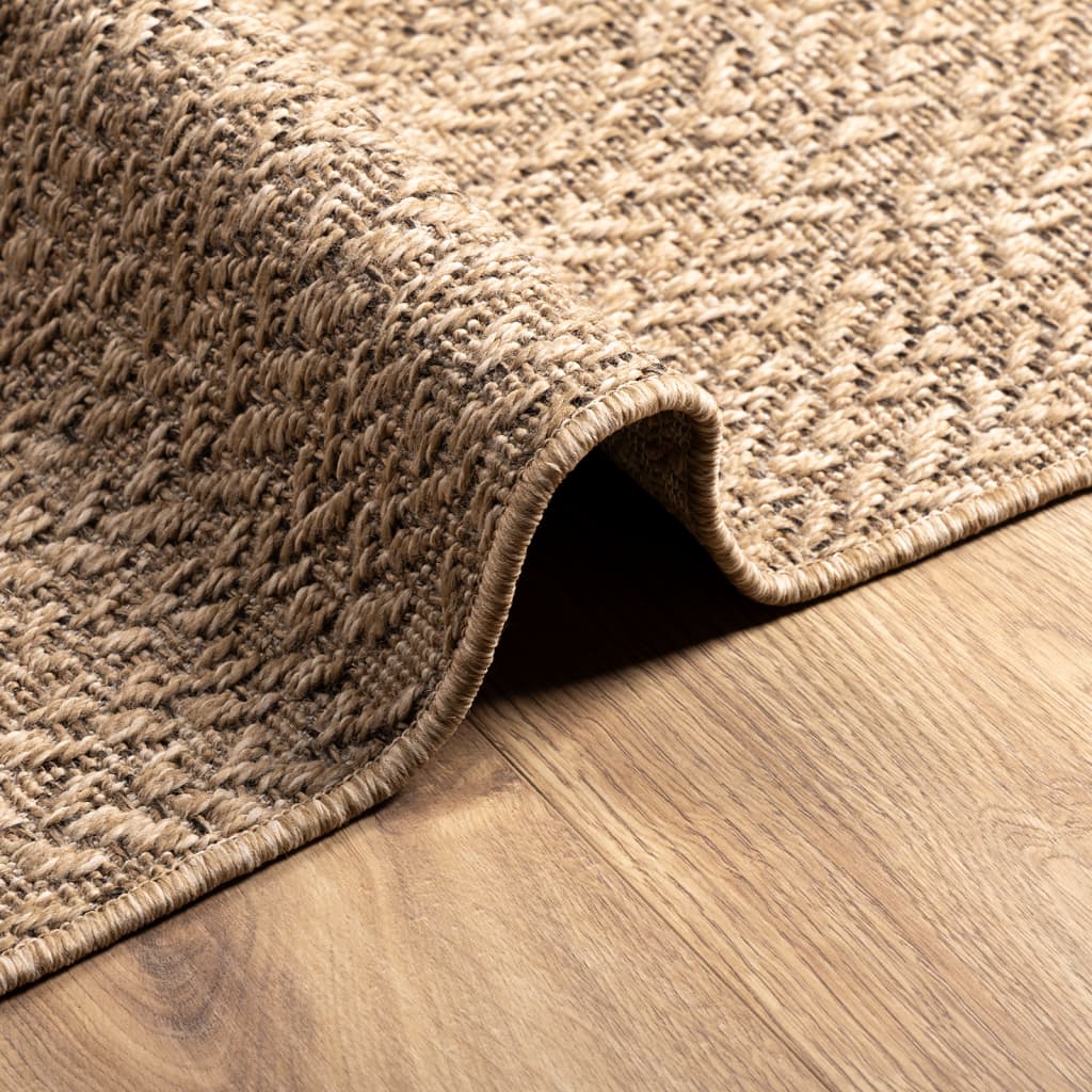 Rug ZIZUR 120x170 cm Jute Look Indoor and Outdoor