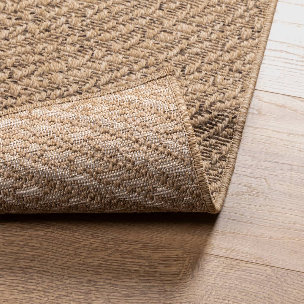 Rug ZIZUR 120x170 cm Jute Look Indoor and Outdoor