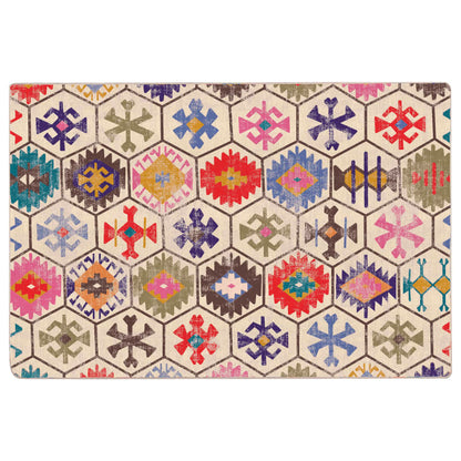 Rug Washable Multicolour 120x180 cm Anti Slip