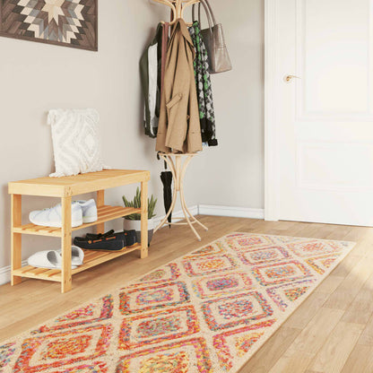 Rug Washable Multicolour 80x300 cm Anti Slip