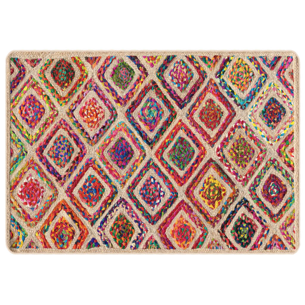 Rug Washable Multicolour 160x230 cm Anti Slip