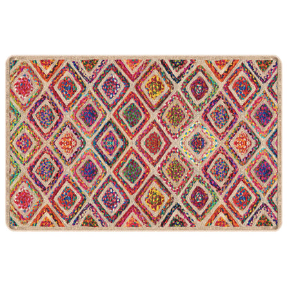 Rug Washable Multicolour 190x300 cm Anti Slip