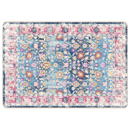 Rug Washable Multicolour 120x180 cm Anti Slip