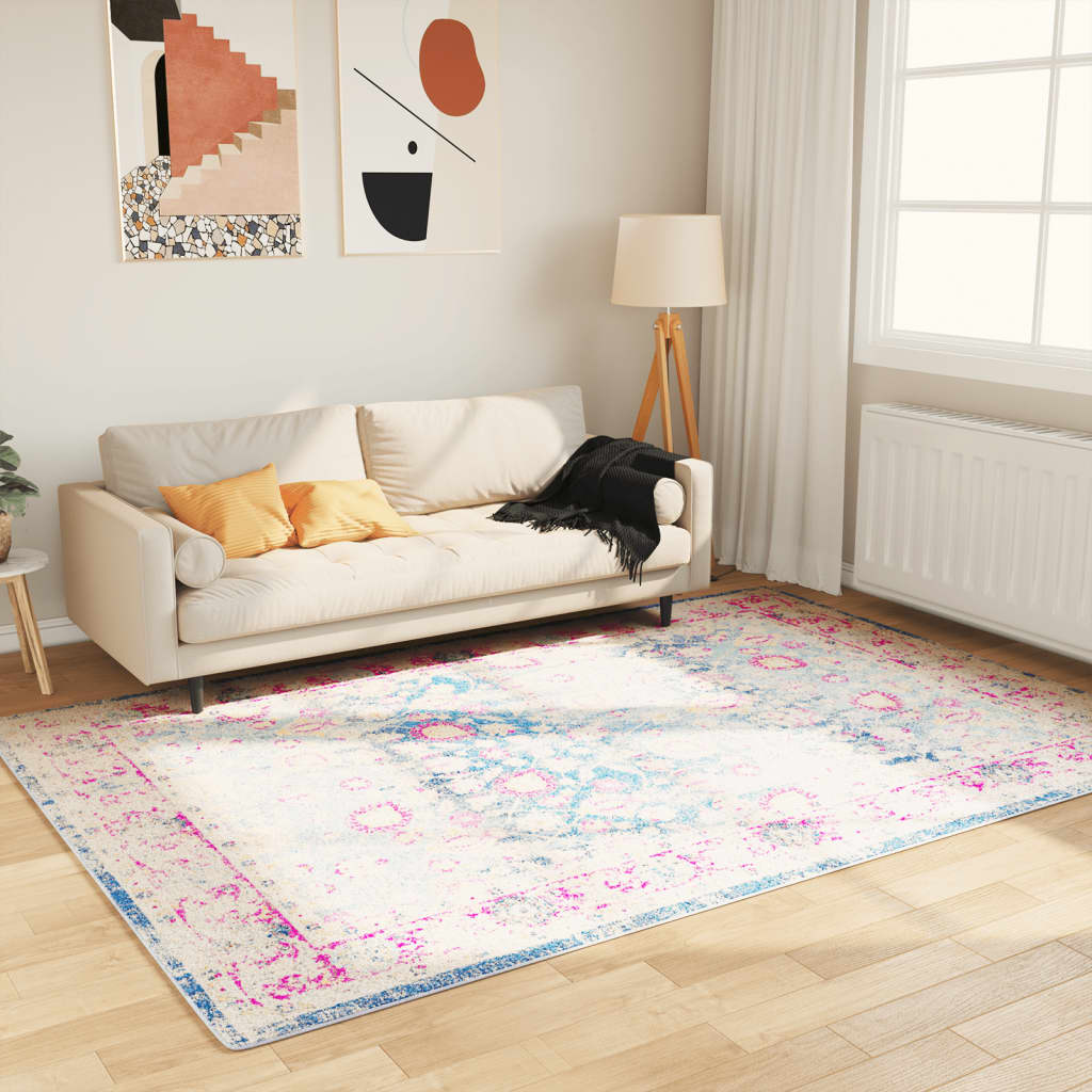 Rug Washable Multicolour 160x230 cm Anti Slip