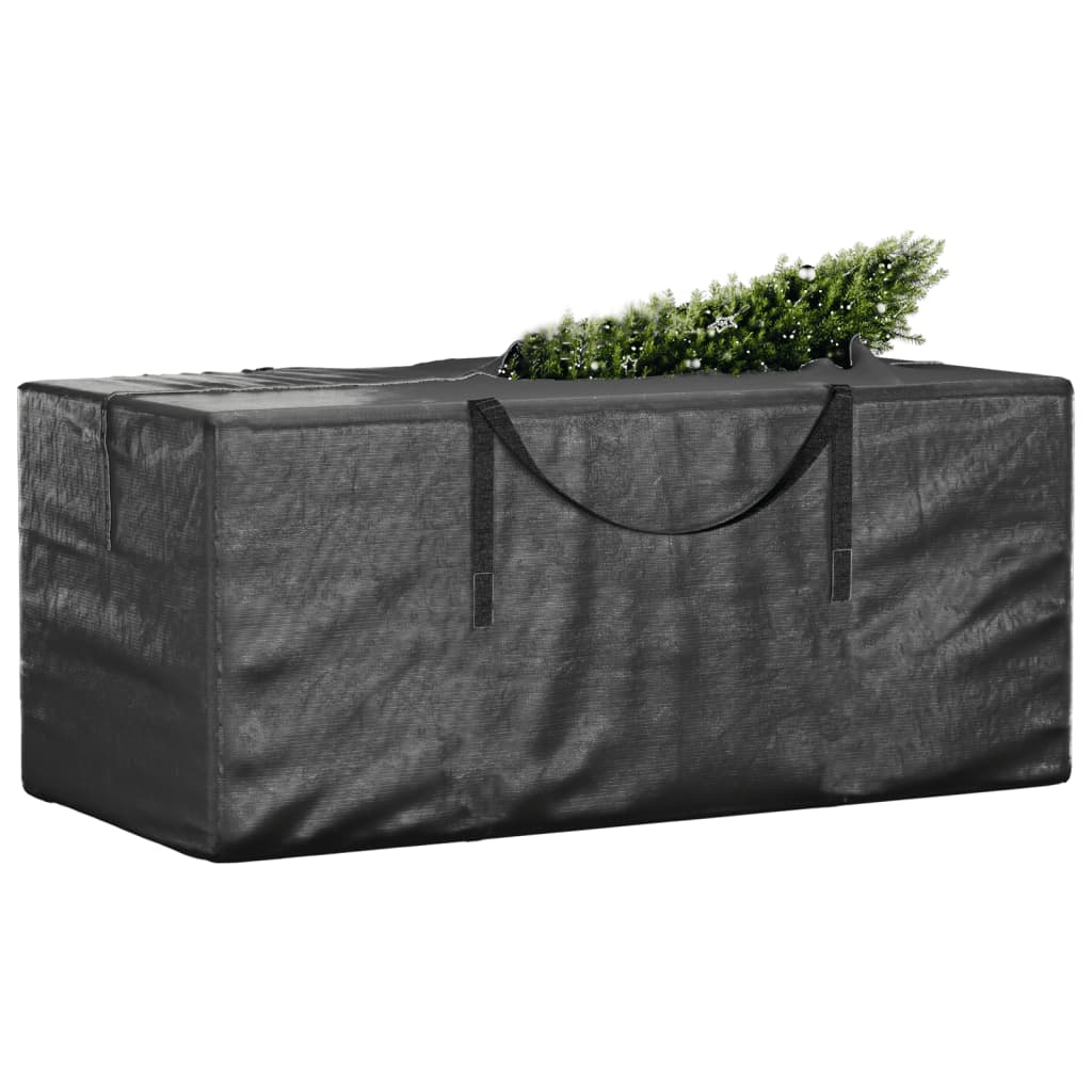 Christmas Tree Storage Bag Black 150x75x75 cm Polyethylene