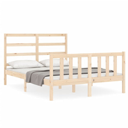 Bed Frame without Mattress 120x200 cm Solid Wood Pine