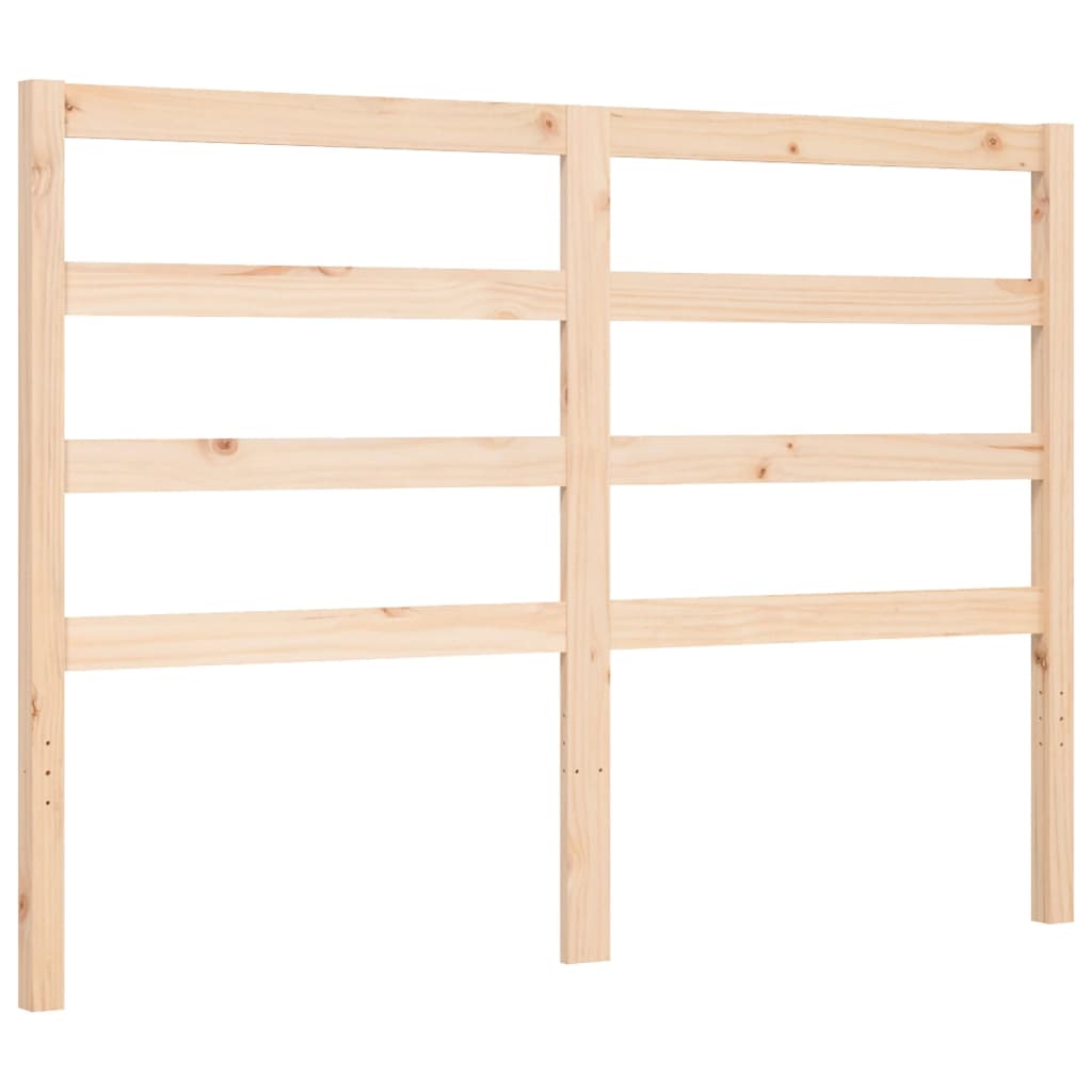 Bed Frame without Mattress 140x200 cm Solid Wood Pine