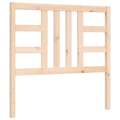 Bed Frame without Mattress 100x200 cm Solid Wood Pine