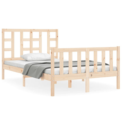 Bed Frame without Mattress 120x200 cm Solid Wood Pine