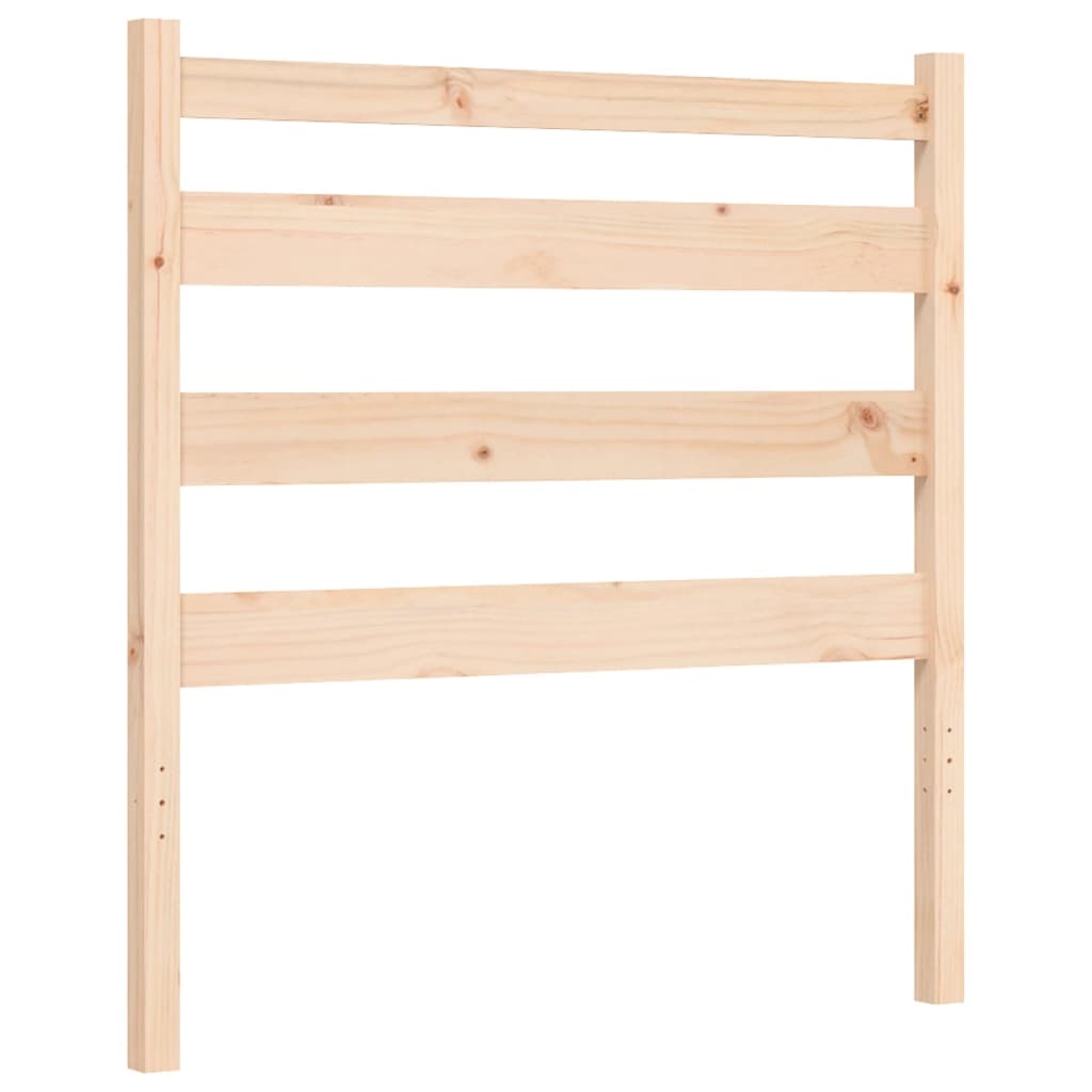 Bed Frame without Mattress 100x200 cm Solid Wood Pine