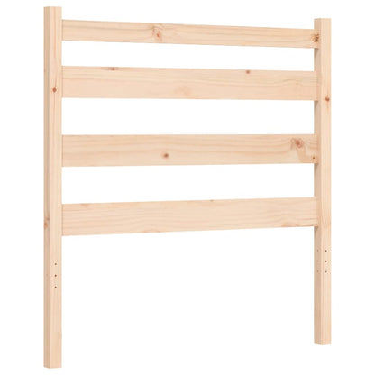 Bed Frame without Mattress 100x200 cm Solid Wood Pine