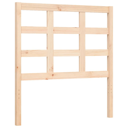 Bed Frame without Mattress 100x200 cm Solid Wood Pine