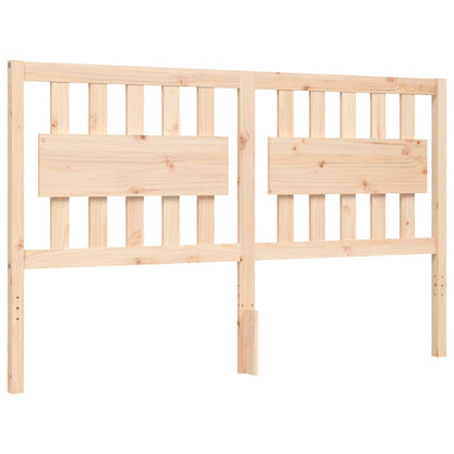 Bed Frame without Mattress King Size Solid Wood Pine
