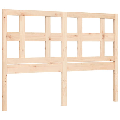 Bed Frame without Mattress 120x200 cm Solid Wood Pine