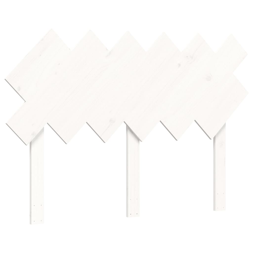 Bed Frame without Mattress White 120x200 cm Solid Wood Pine