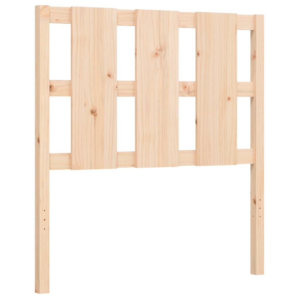 Bed Frame without Mattress 90x200 cm Solid Wood