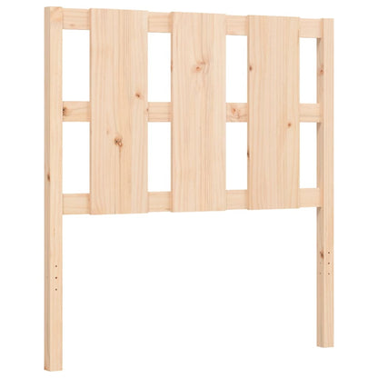 Bed Frame without Mattress 90x200 cm Solid Wood