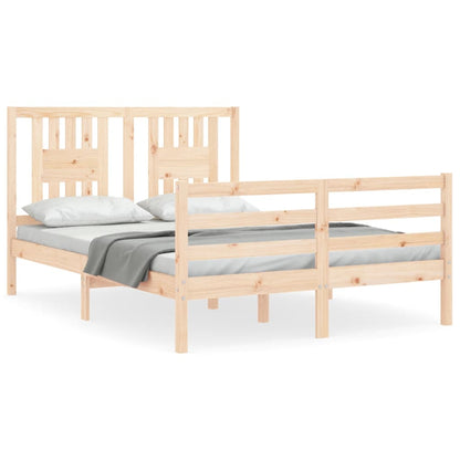 Bed Frame without Mattress 120x200 cm Solid Wood