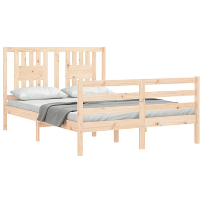 Bed Frame without Mattress 120x200 cm Solid Wood