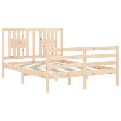 Bed Frame without Mattress 120x200 cm Solid Wood